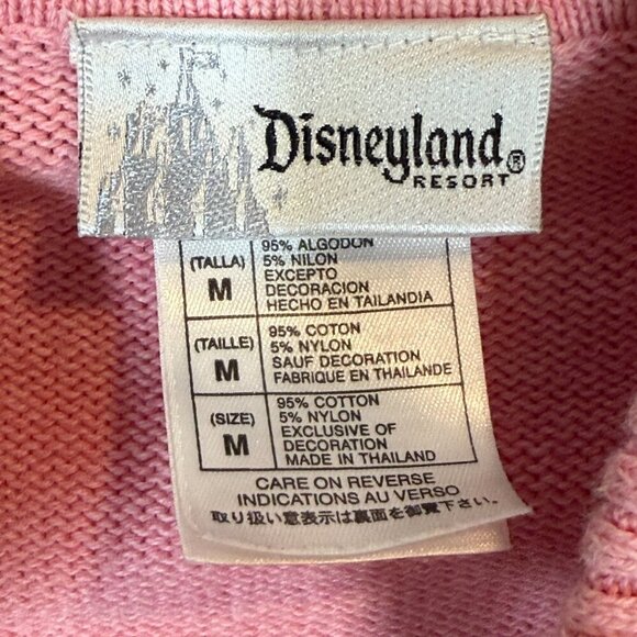 Disney Pink Jacket Sweater Cardigan Tinker Bell Disneyland Small - Picture 6 of 9